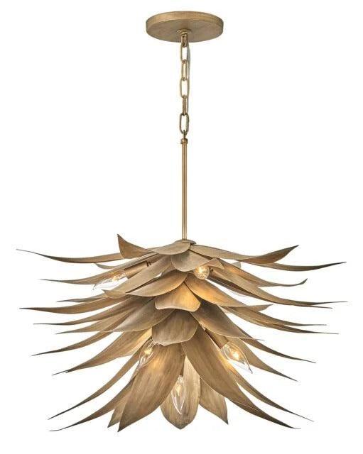 Artistry Overhead: The Agave Medium Single Tier Chandelier by Fredrick Ramond