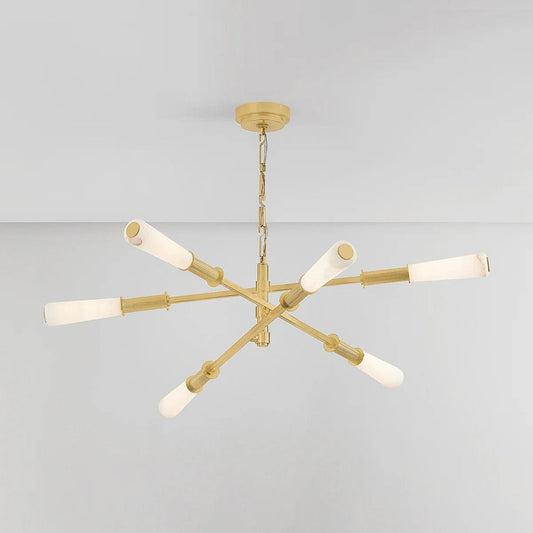 Dashiell 48-Inch Chandelier by Corbett Lighting – Elegant LED Design in Vintage Polished Brass