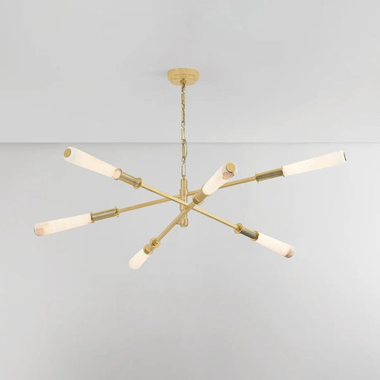 Dashiell Large Chandelier by Corbett Lighting – A Statement of Elegance in Vintage Polished Brass