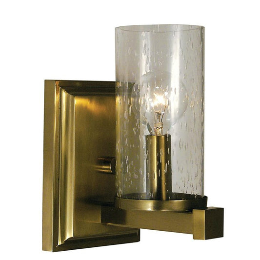1-Light Brushed Bronze Compass Sconce - 1111 BB by Framburg
