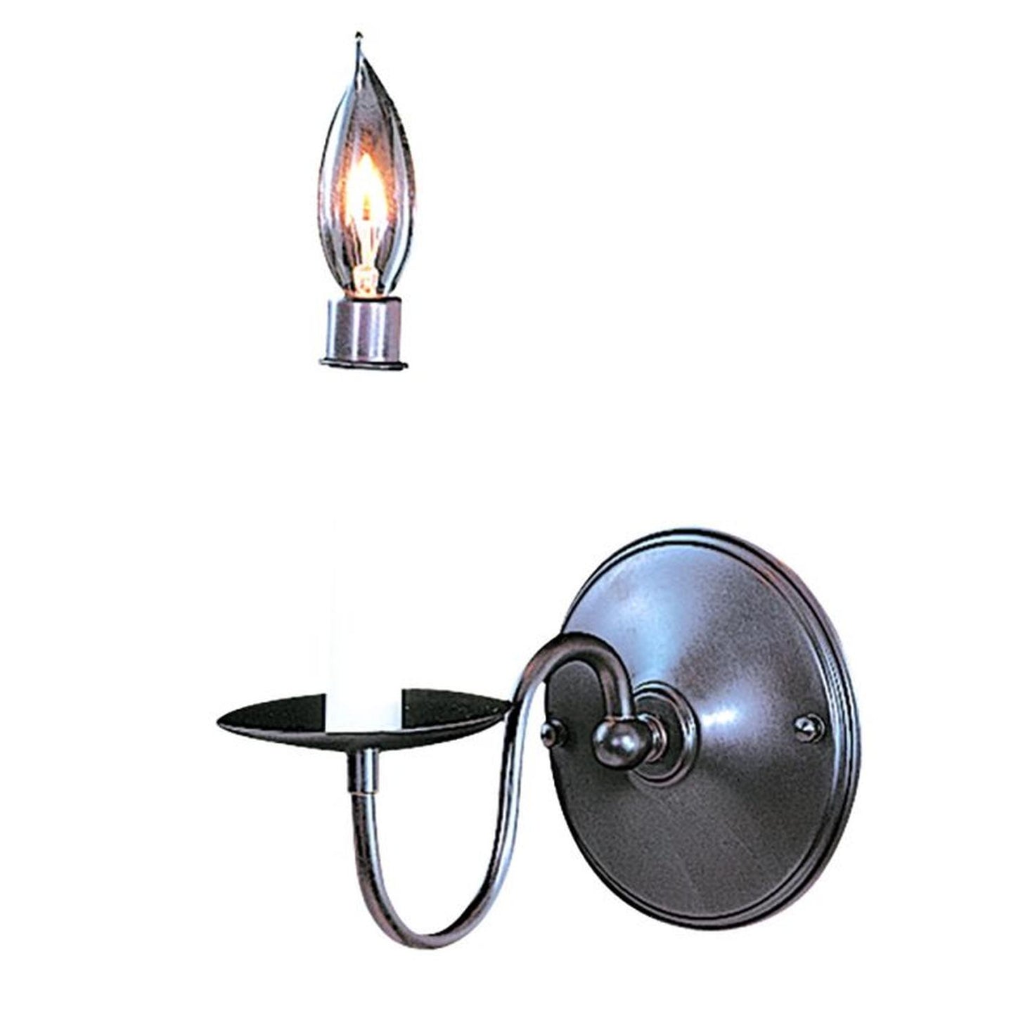 1-Light Mahogany Bronze Jamestown Sconce - 9221 MB by Framburg