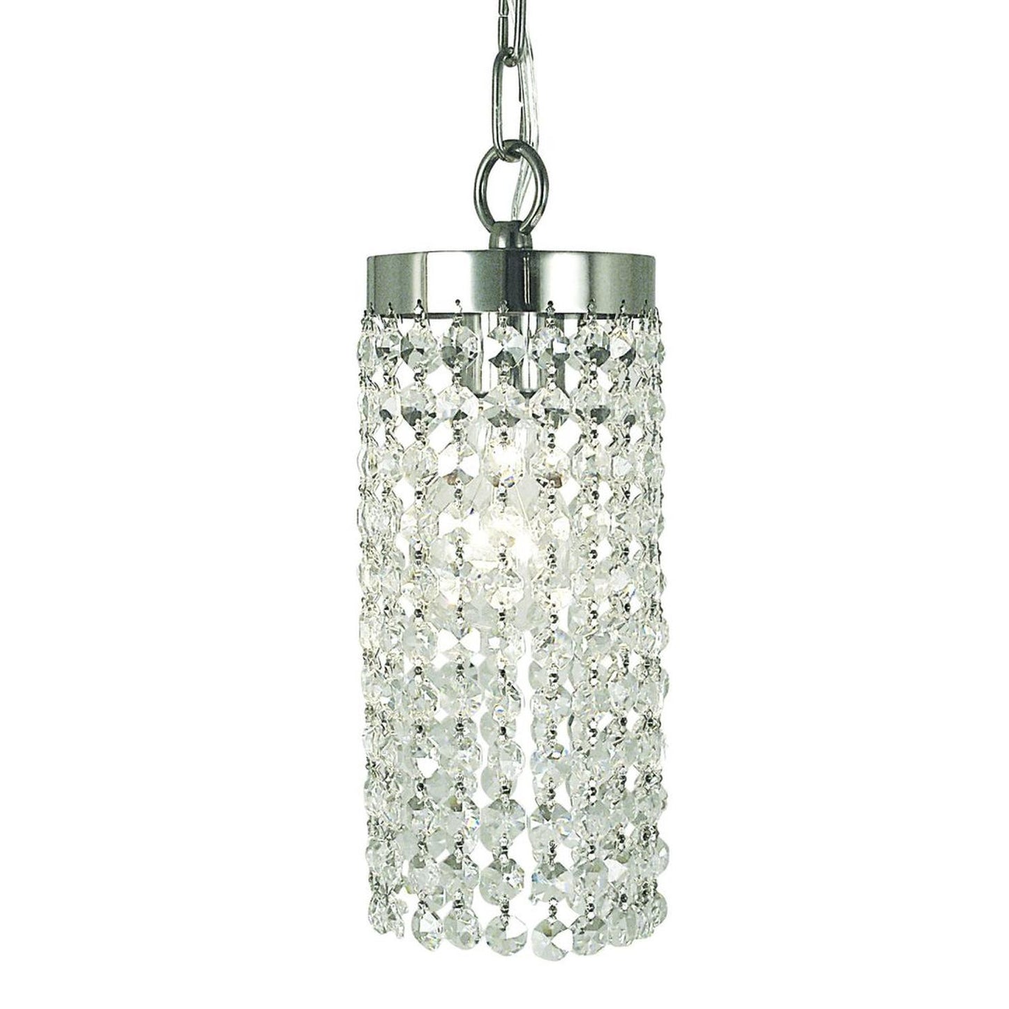 1-Light Polished Silver Princessa Pendant - 2271 PS by Framburg