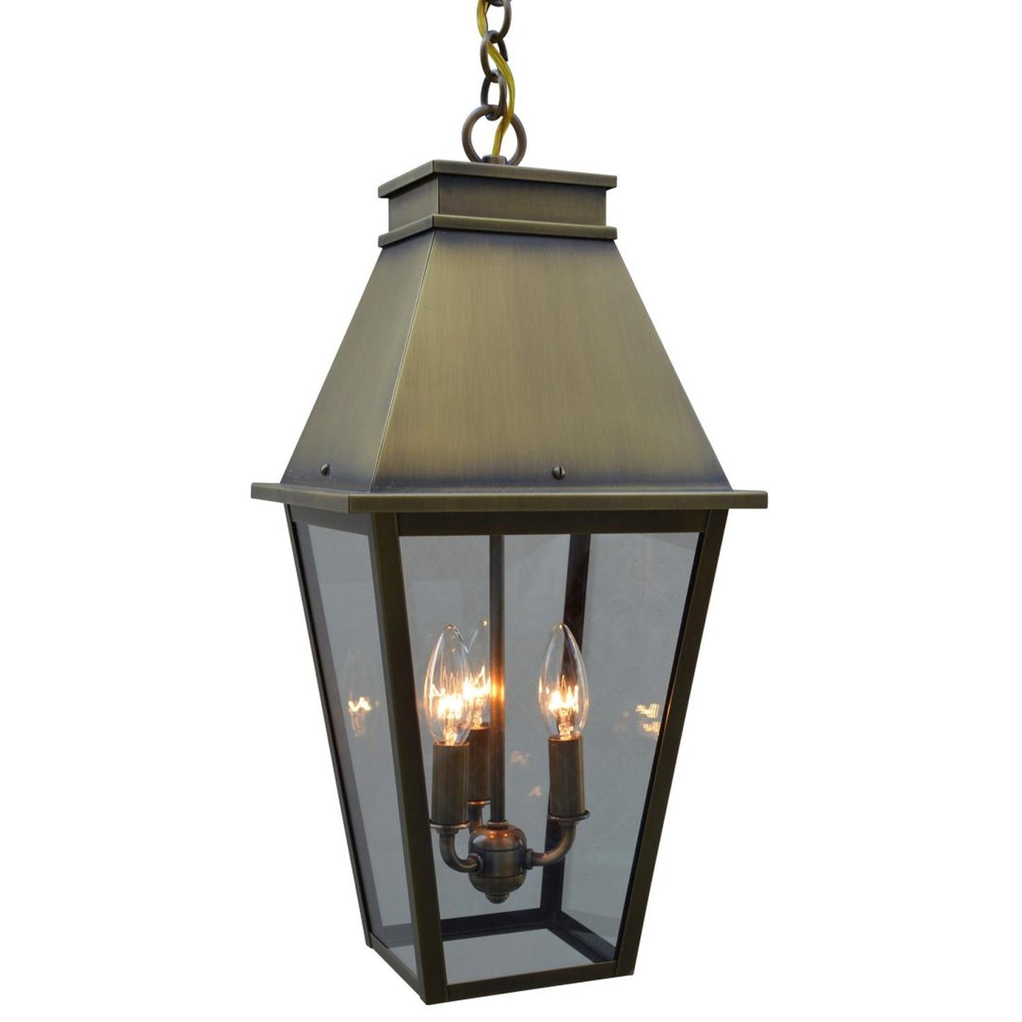 10″ Croydon Pendant - CRH-10CLR-AB - Antique Brass by Arroyo Craftsman