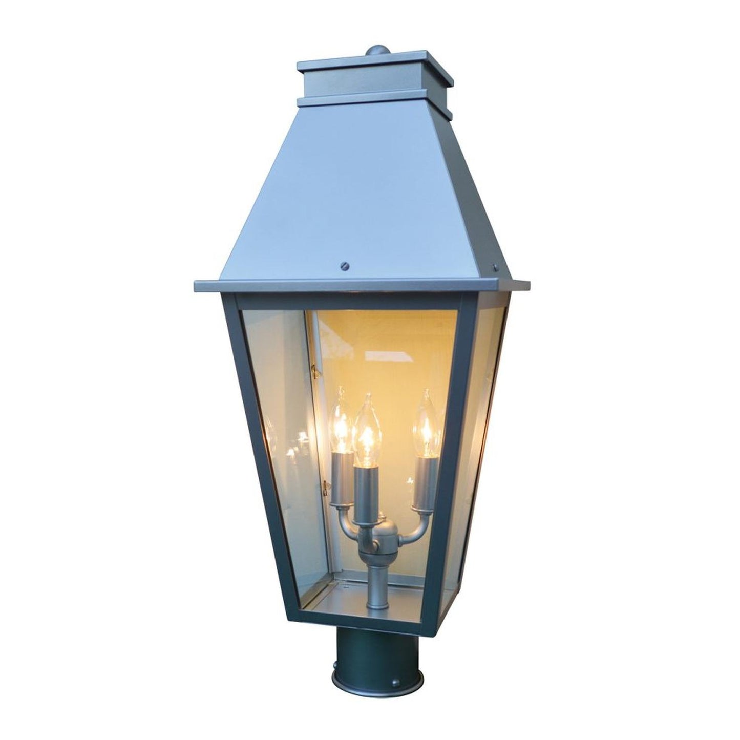 10″ Croydon Post Mount - CRP-10CLR-P - Pewter by Arroyo Craftsman