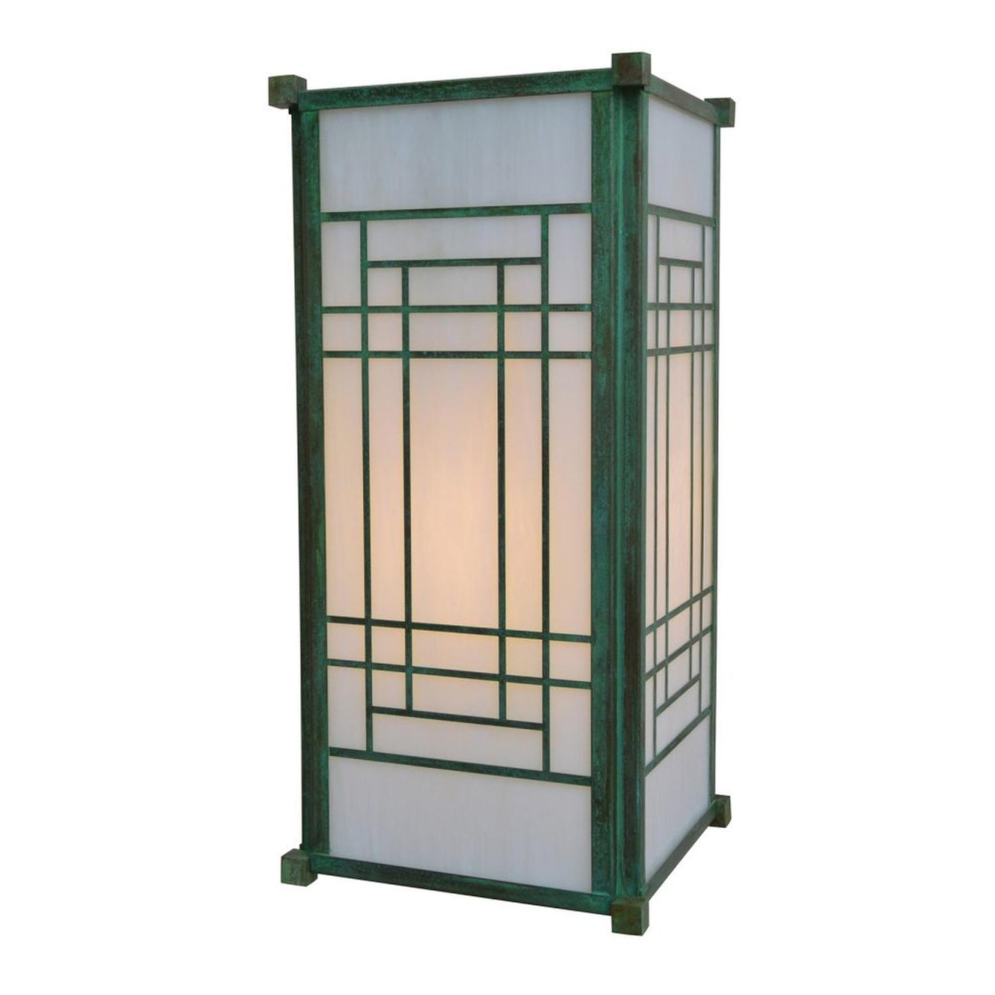 10″ Scottsdale Wall Mount - SDB-10WO-VP - Verdigris Patina by Arroyo Craftsman