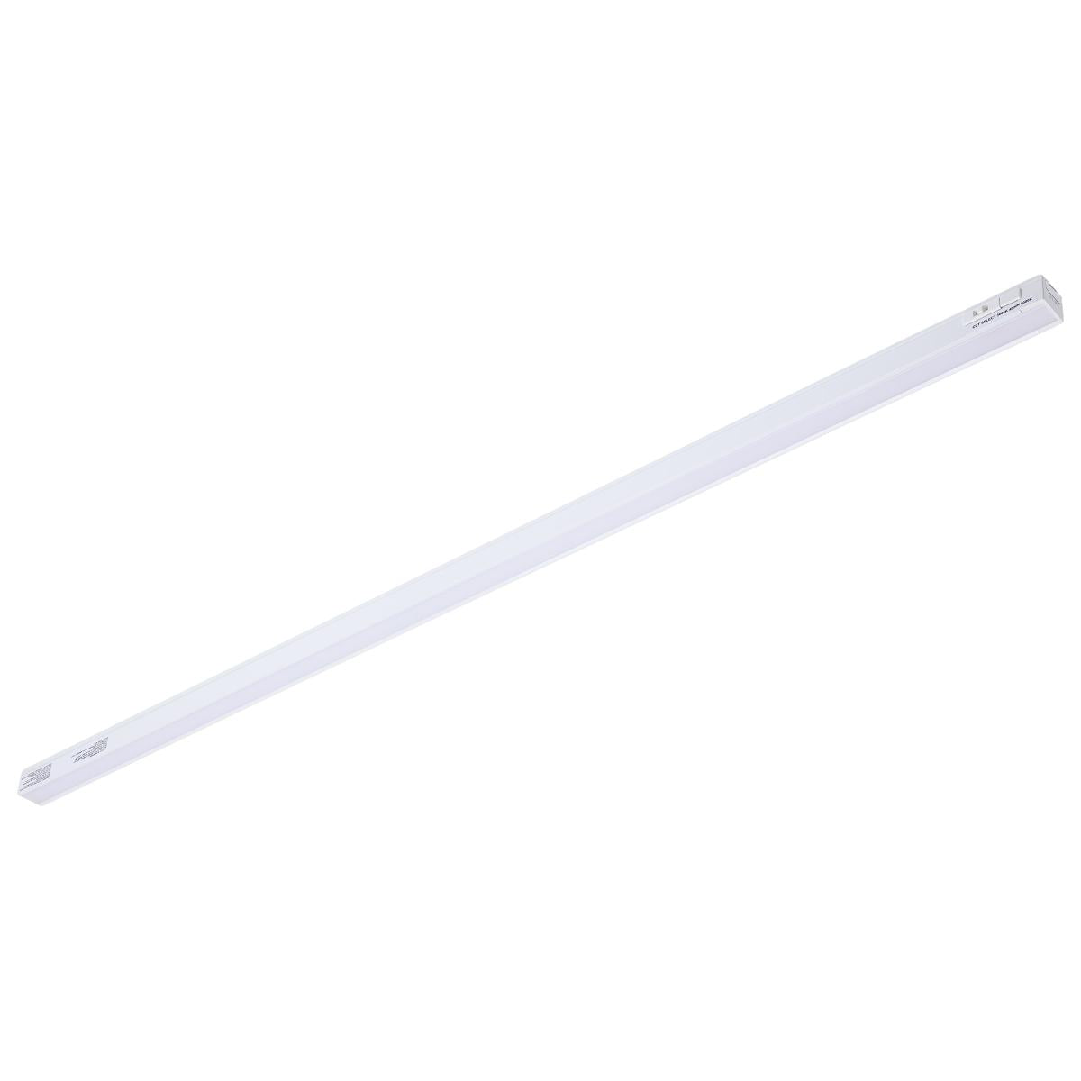 10 Watt 30-Inch LED Under Cabinet - 30K/40K/50K CCT Selectable - White Finish - 120 Volt - Satco 63-404