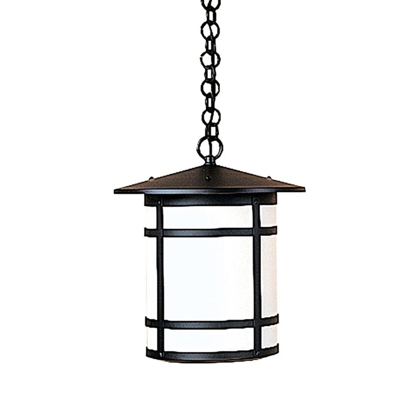 11″ Berkeley Long Body Pendant - BH-11LWO-BK - Satin Black by Arroyo Craftsman