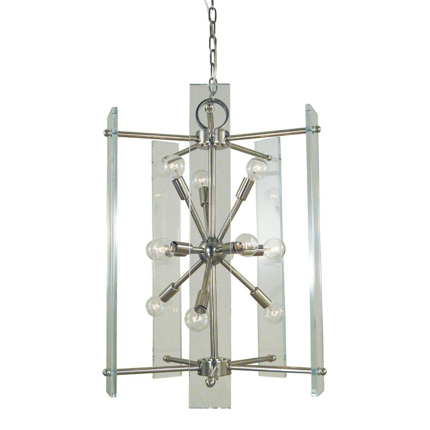 11-Light Polished Nickel Metrocraft Chandelier - 5300 PN by Framburg