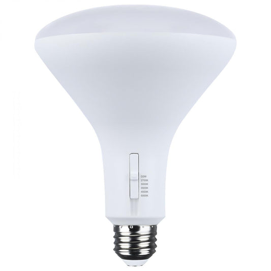 11 Watt LED BR40 Bulb - 1080 Lumens - CCT Selectable - Dim To Warm - 120V by Satco