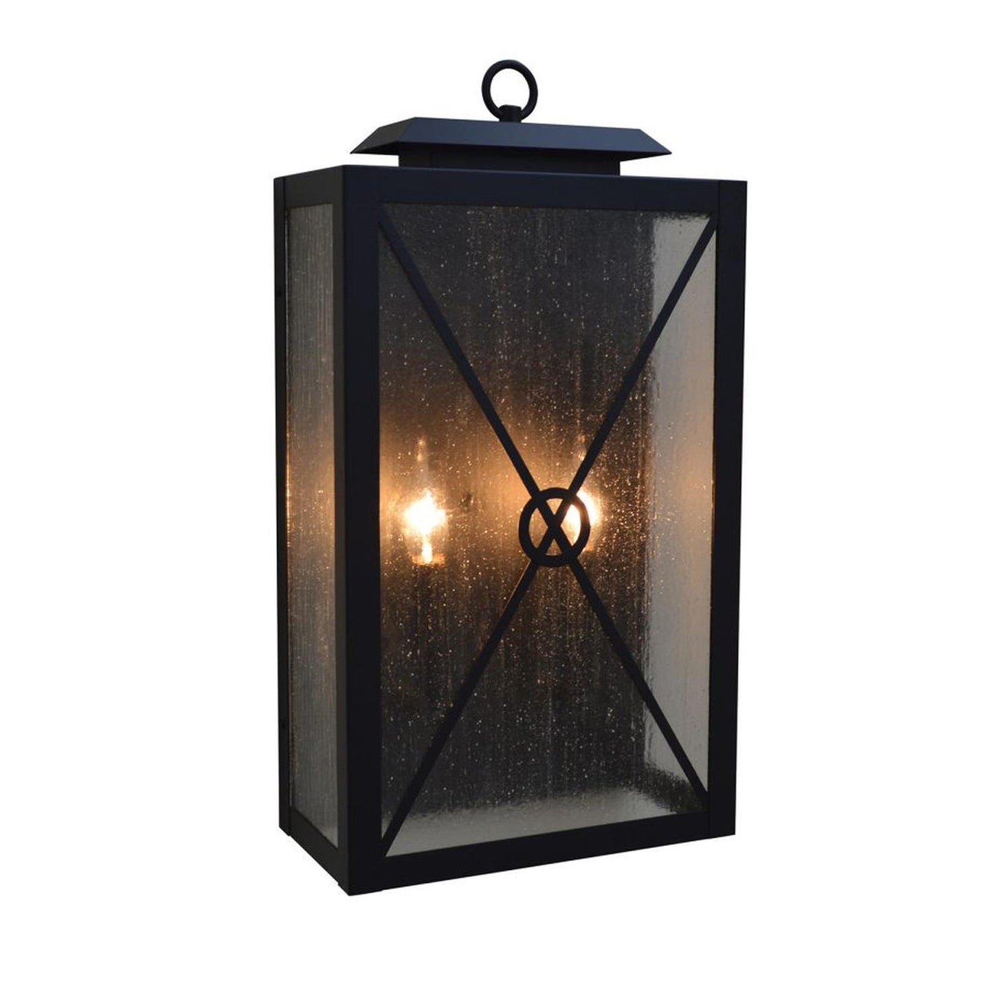 12″ Exeter Sconce - EXS-12CS-BK - Satin Black by Arroyo Craftsman