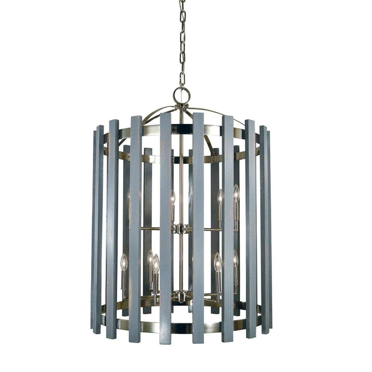 12-Light Arcadia Foyer Chandelier - 5128 PN by Framburg