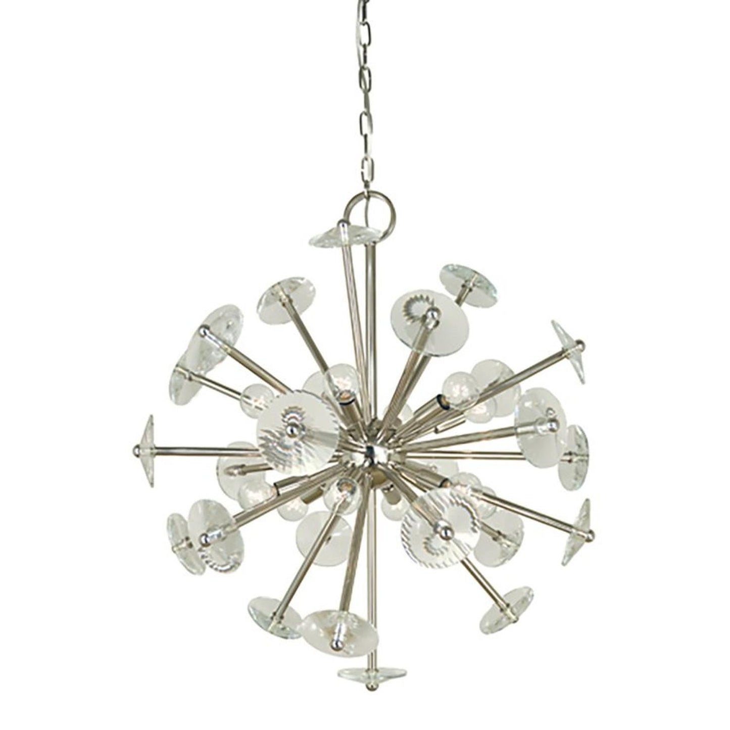 12-Light Polished Nickel Apogee Chandelier - 4815 PN by Framburg