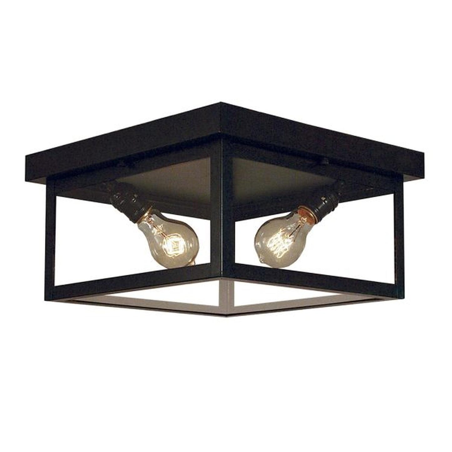 12″ Vintage Ceiling Mount - VICM-12CLR-BZ - Bronze by Arroyo Craftsman