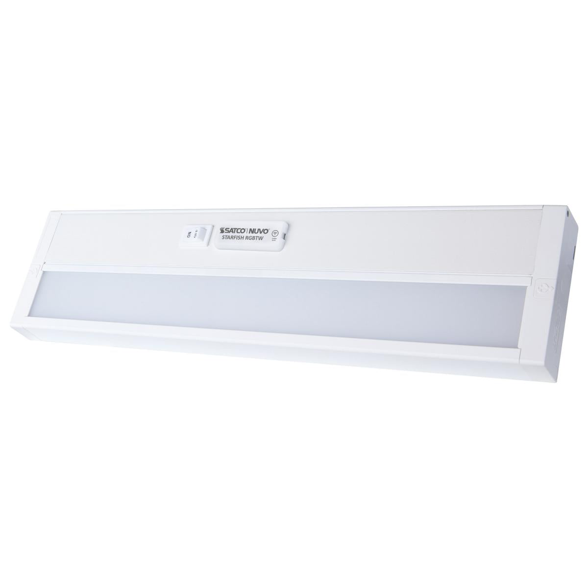 14 Inch - LED - SMART - Starfish - RGB and Tunable White - Under Cabinet Light - White Finish - Satco 63-552