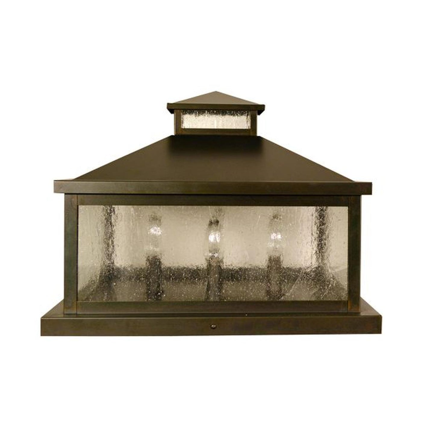 16″ Canterbury Column Mount - CAC-16CS-BZ - Bronze by Arroyo Craftsman