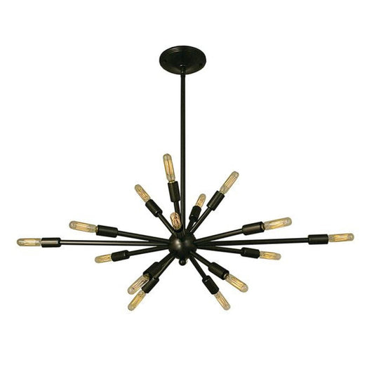 16-Light Mahogany Bronze Simone Chandelier - 4390 MB by Framburg
