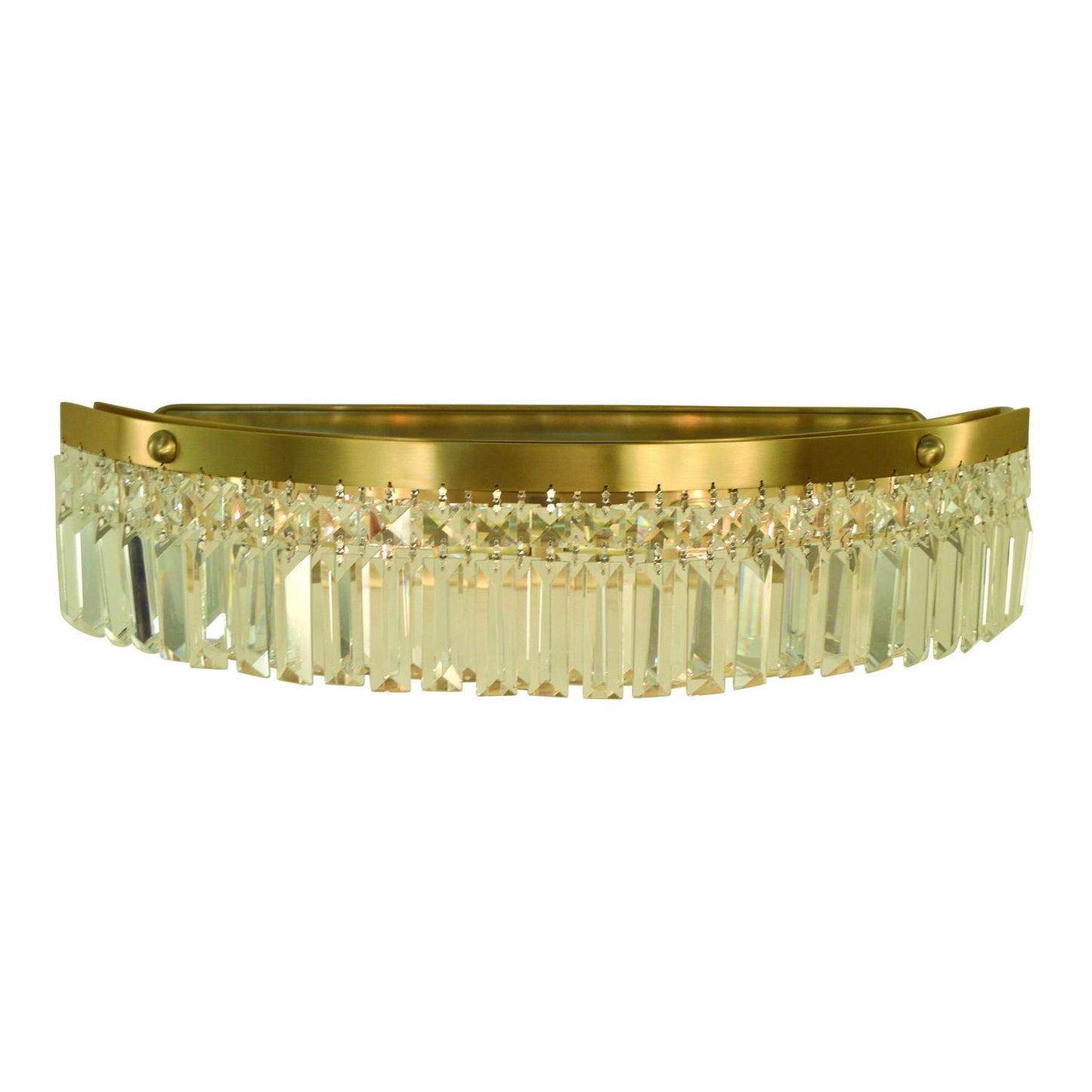 2-Light Brushed Brass Hannah Bath Sconce - 5948 BR by Framburg