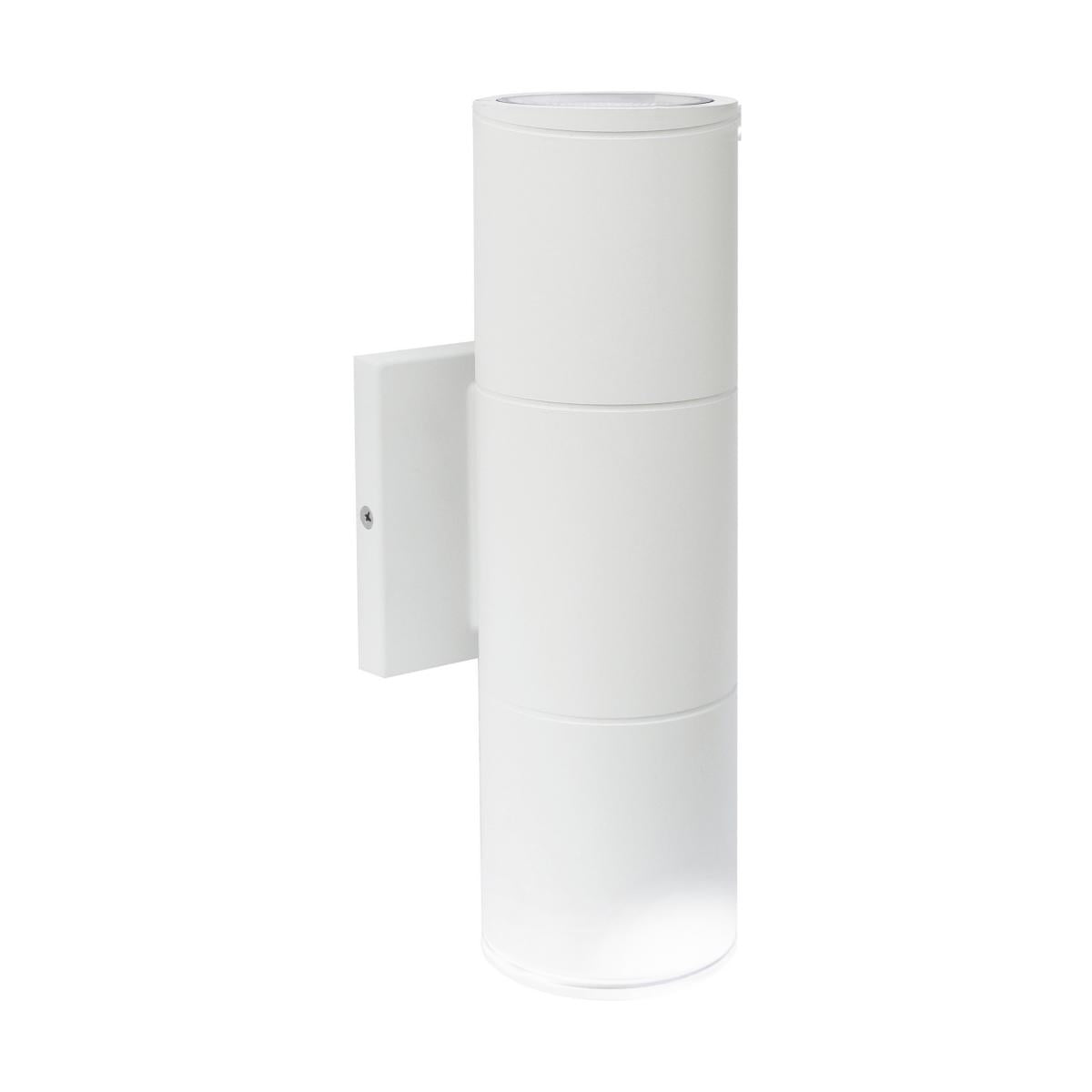 2 Light - LED Large Up and Down Sconce - 20W - 3000K - White Finish 120-277V - Satco 62-1143R1