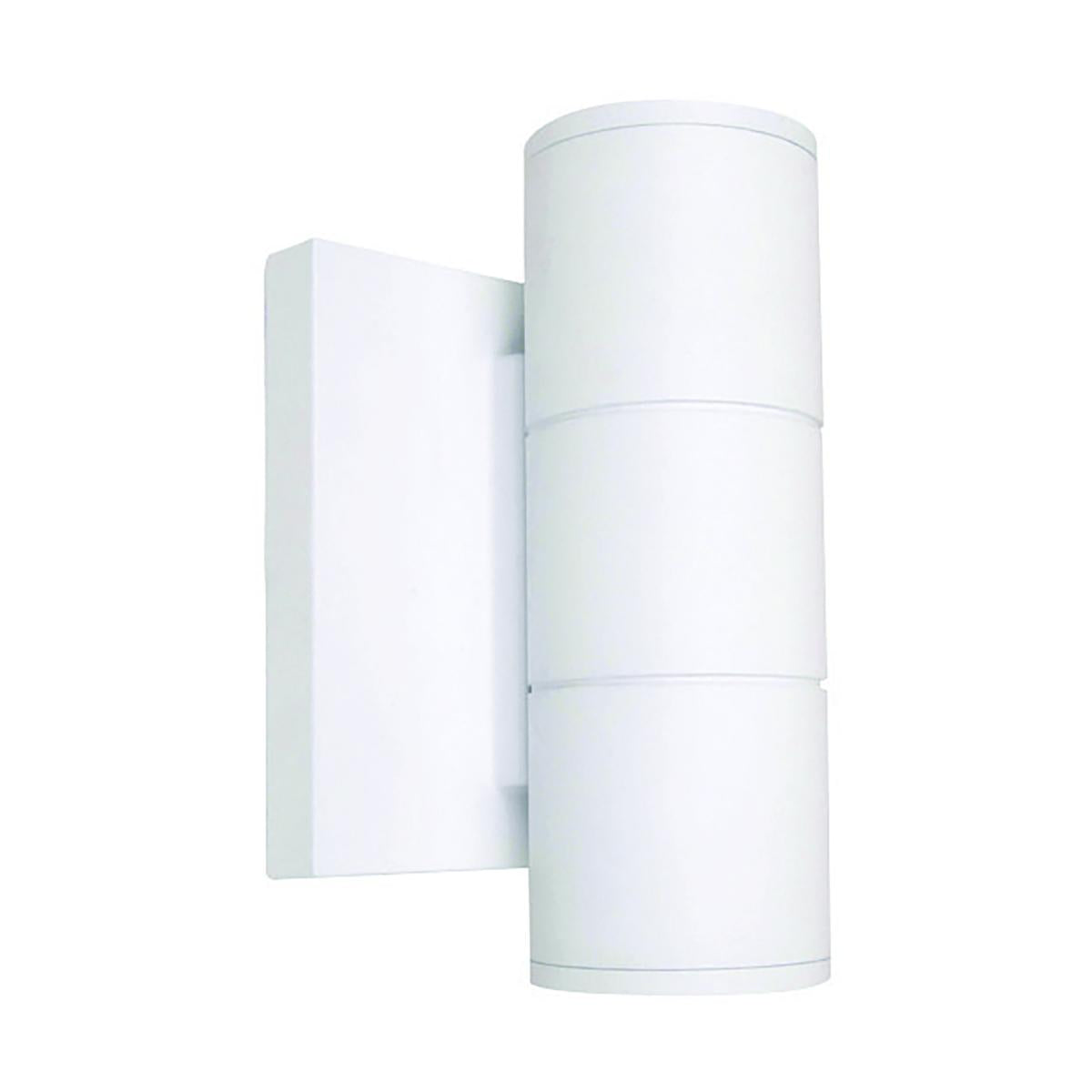 2 Light - LED Small Up and Down Sconce -10W - 3000K - White Finish 120-277V - Satco 62-1141R1