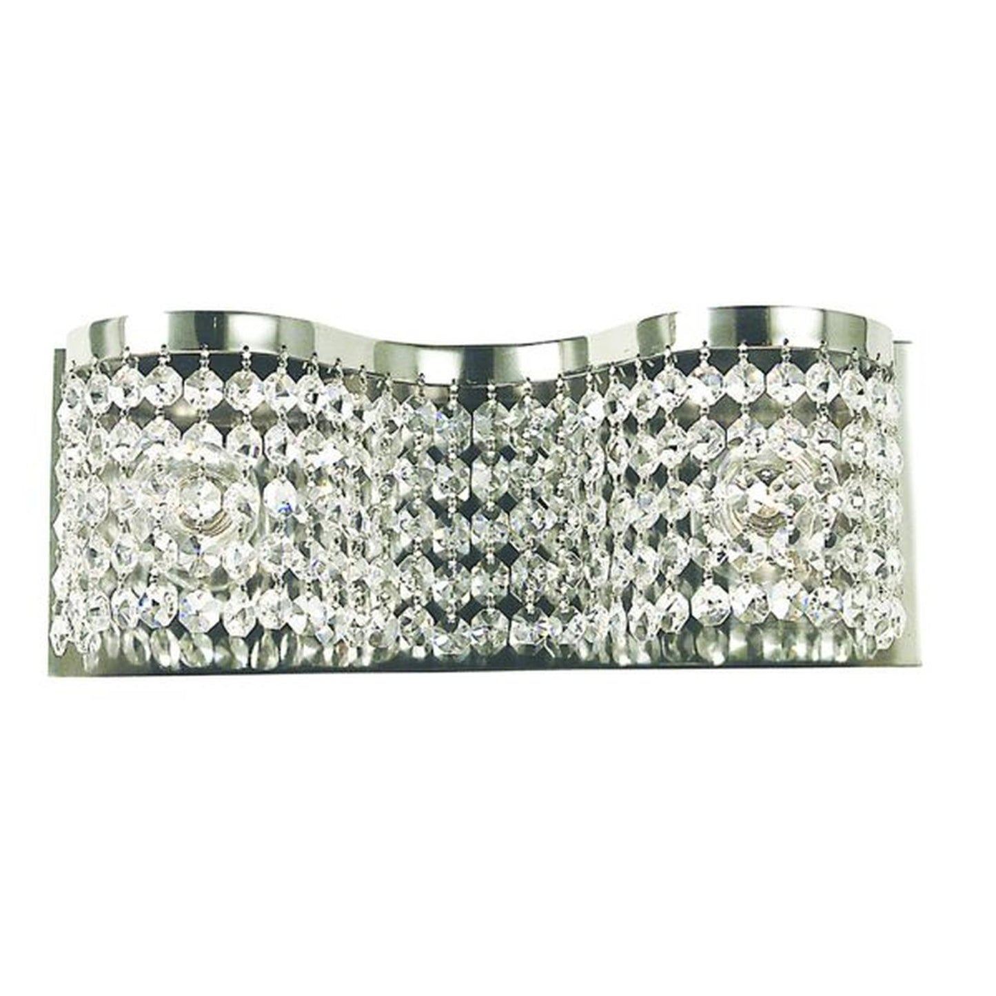 2-Light Polished Silver Princessa Sconce - 2342 PS by Framburg