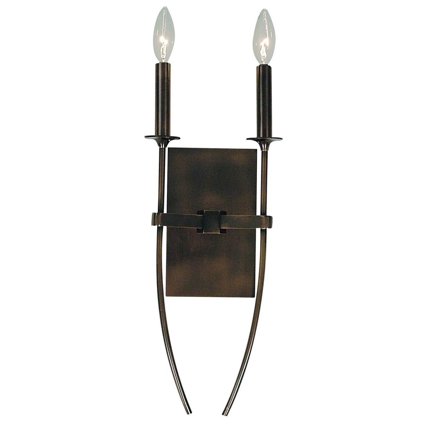 2-Light Roman Bronze Maisonette Sconce - 1007 RB by Framburg