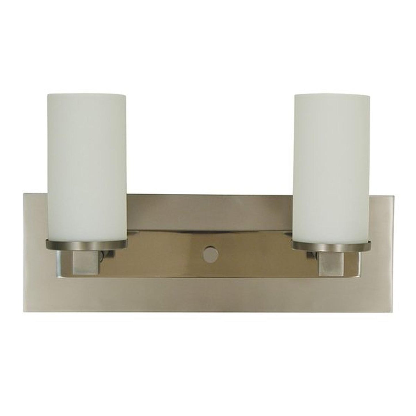 2-Light Satin Pewter/Polished Nickel Mercer Sconce - 4732 SP/PN by Framburg