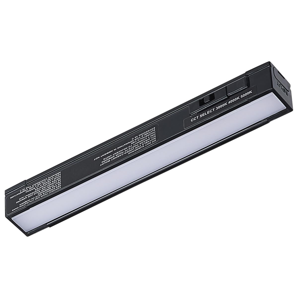 2 Watt 6-Inch LED Under Cabinet - 30K/40K/50K CCT Selectable - Black Finish - 120 Volt - Satco 63-451