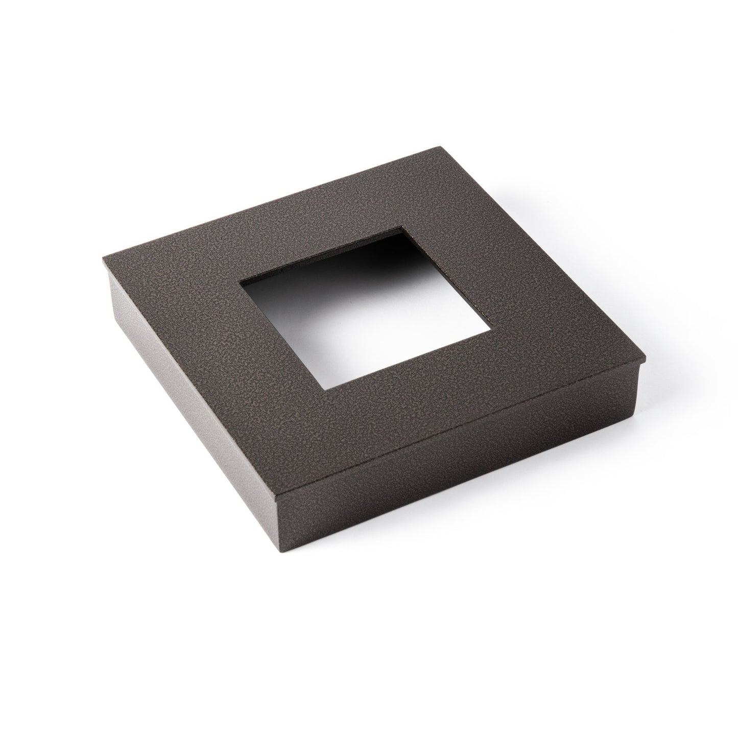 2.5" Square Bollard Cover Cap - Natural Iron by Hubbardton Forge
