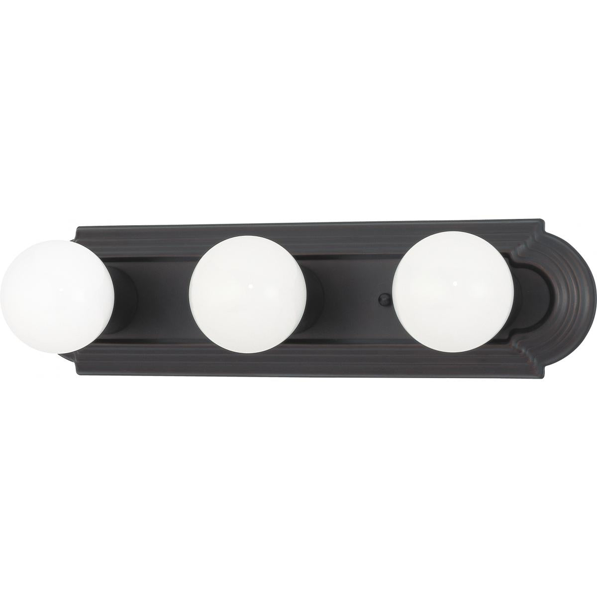 3 Light 18" Vanity Racetrack Style - Color retail packaging - Satco 60-6080