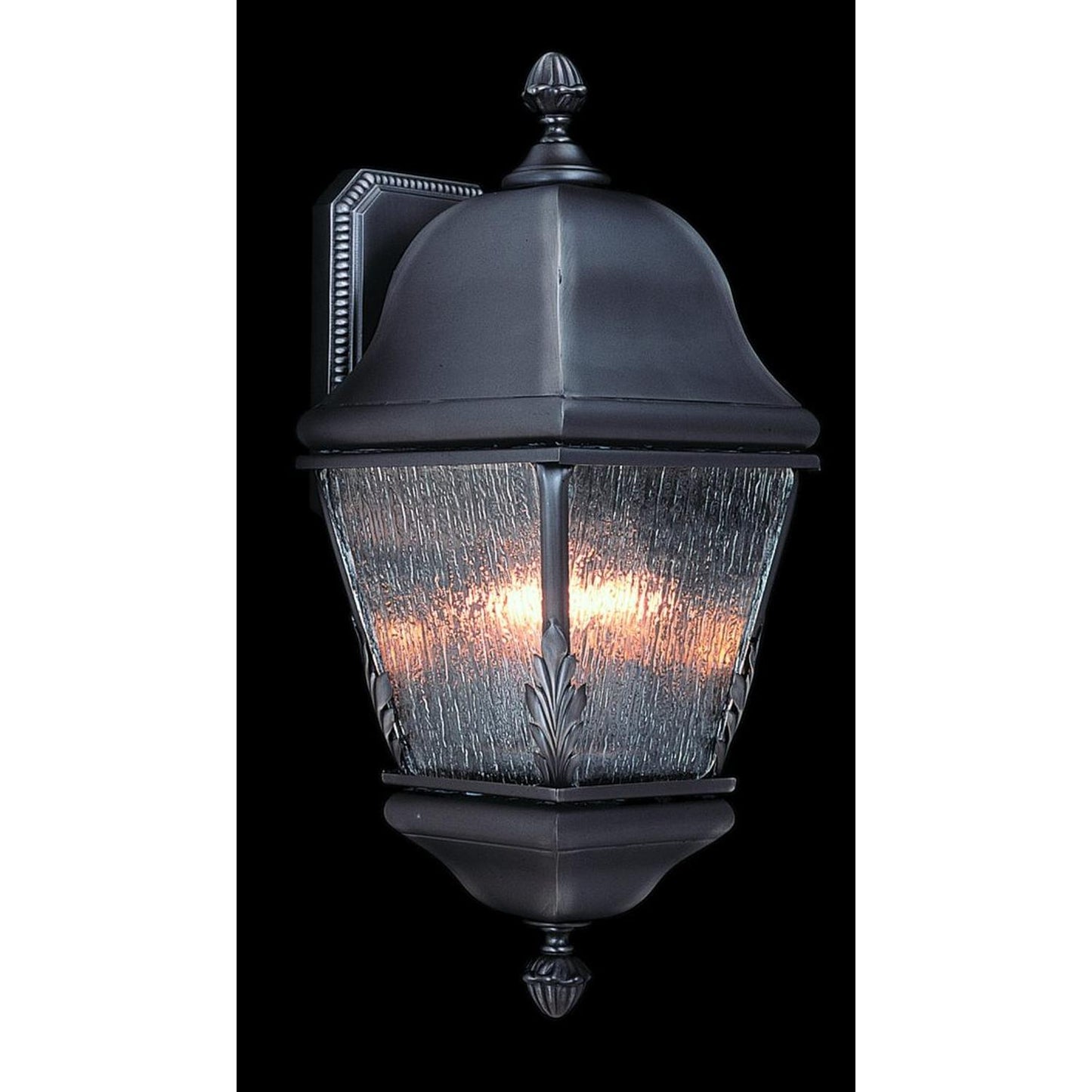 3-Light Iron Coeur De Lion Exterior Wall Mount - 9585 IRON by Framburg