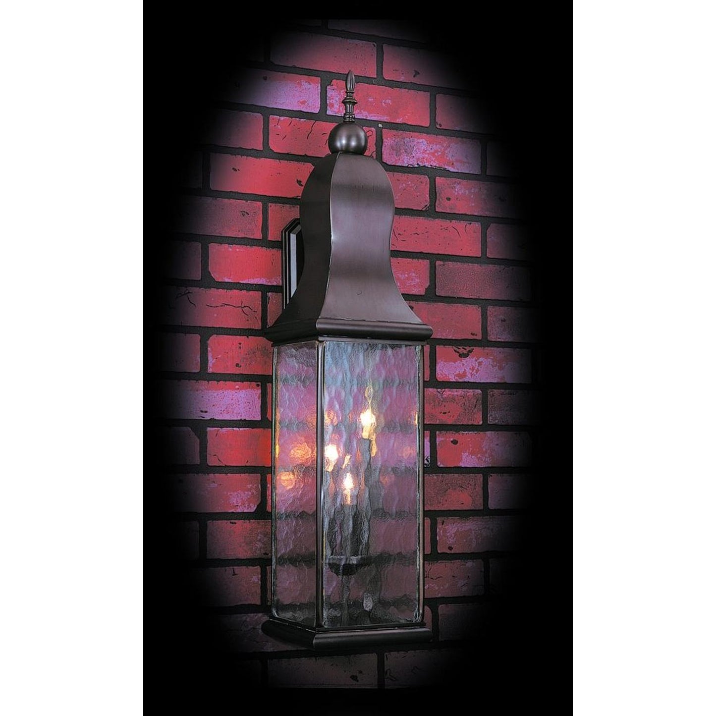 3-Light Mahogany Bronze Marquis Exterior Wall Mount - 9268 MB by Framburg