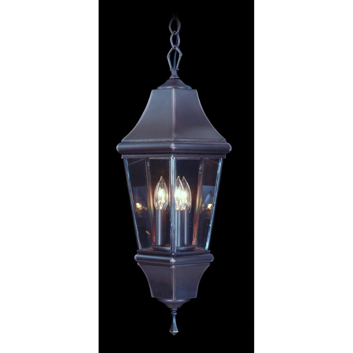 3-Light Normandy Exterior Ceiling Mounts - 8738 IRON by Framburg