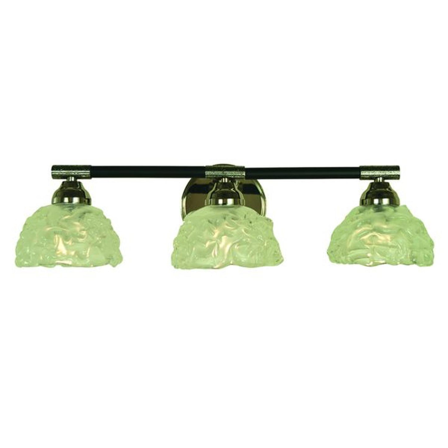 3-Light Polished Nickel/Matte Black Stonebridge Sconce - 5663 PN/MBLACK by Framburg