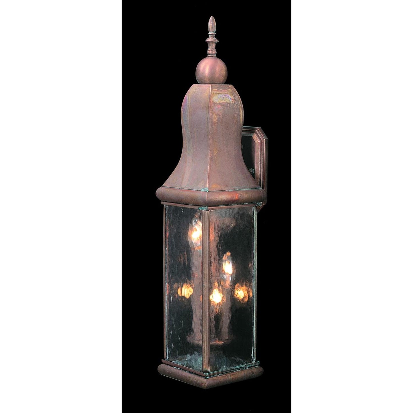 3-Light Raw Copper Marquis Exterior Wall Mount - 9265 RC by Framburg