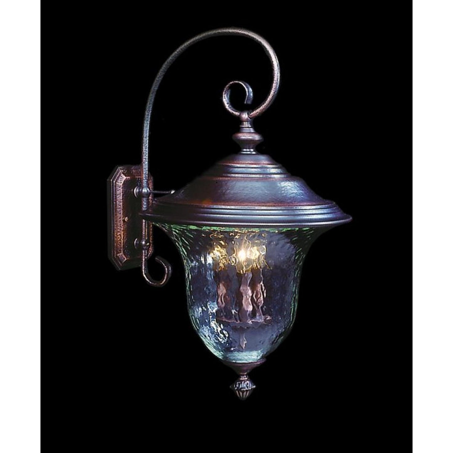 3-Light Siena Bronze Carcassonne Exterior Wall Mount - 8330 SBR by Framburg