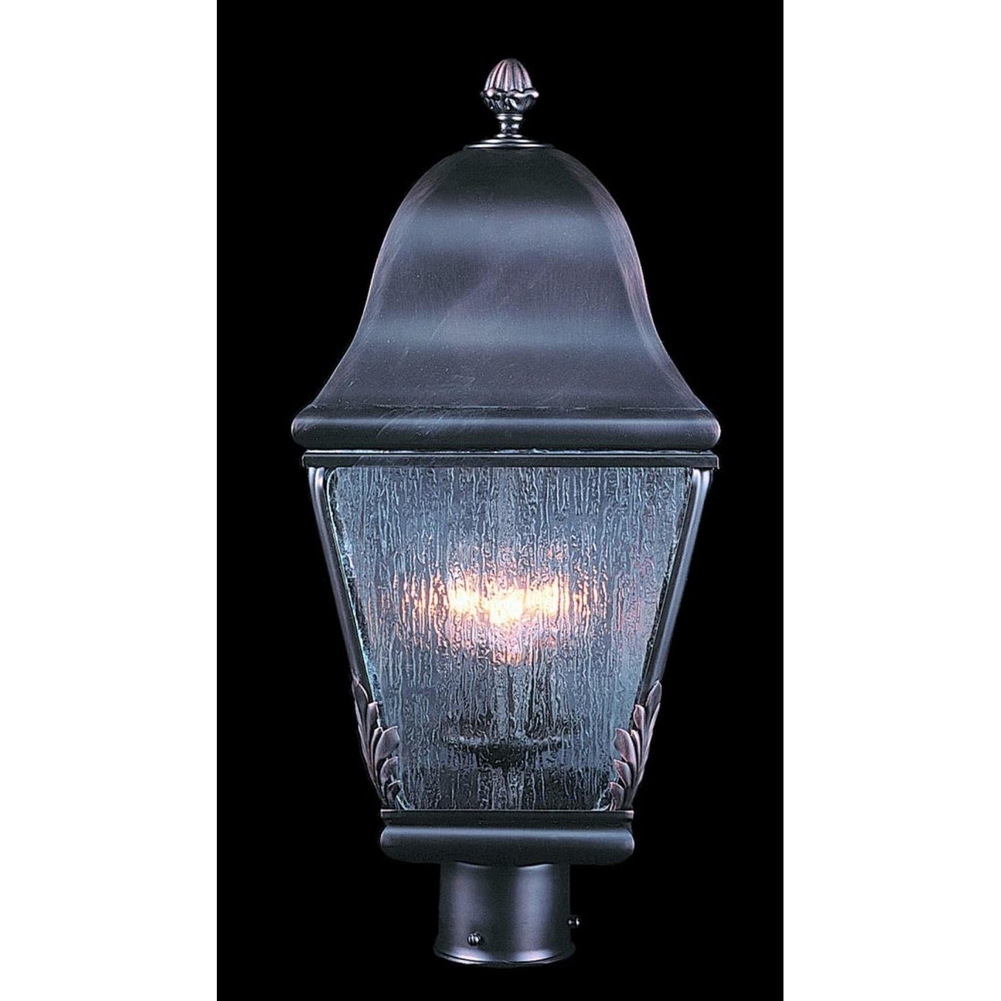 3-Light Siena Bronze Coeur De Lion Exterior Post Mount - 9591 SBR by Framburg