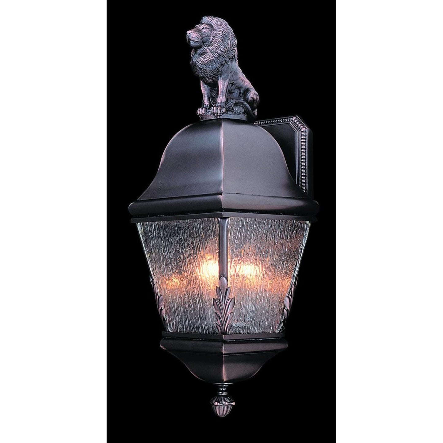 3-Light Siena Bronze Coeur De Lion Exterior Wall Mount - 9605 SBR by Framburg