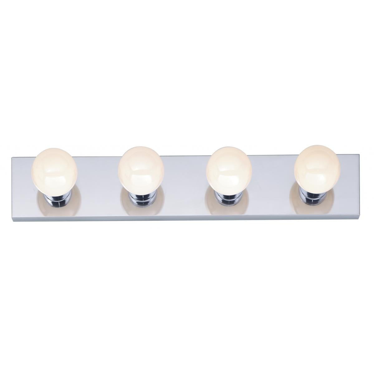 4 Light - 24" Vanity Strip - Polished Chrome Finish - Satco SF77-193