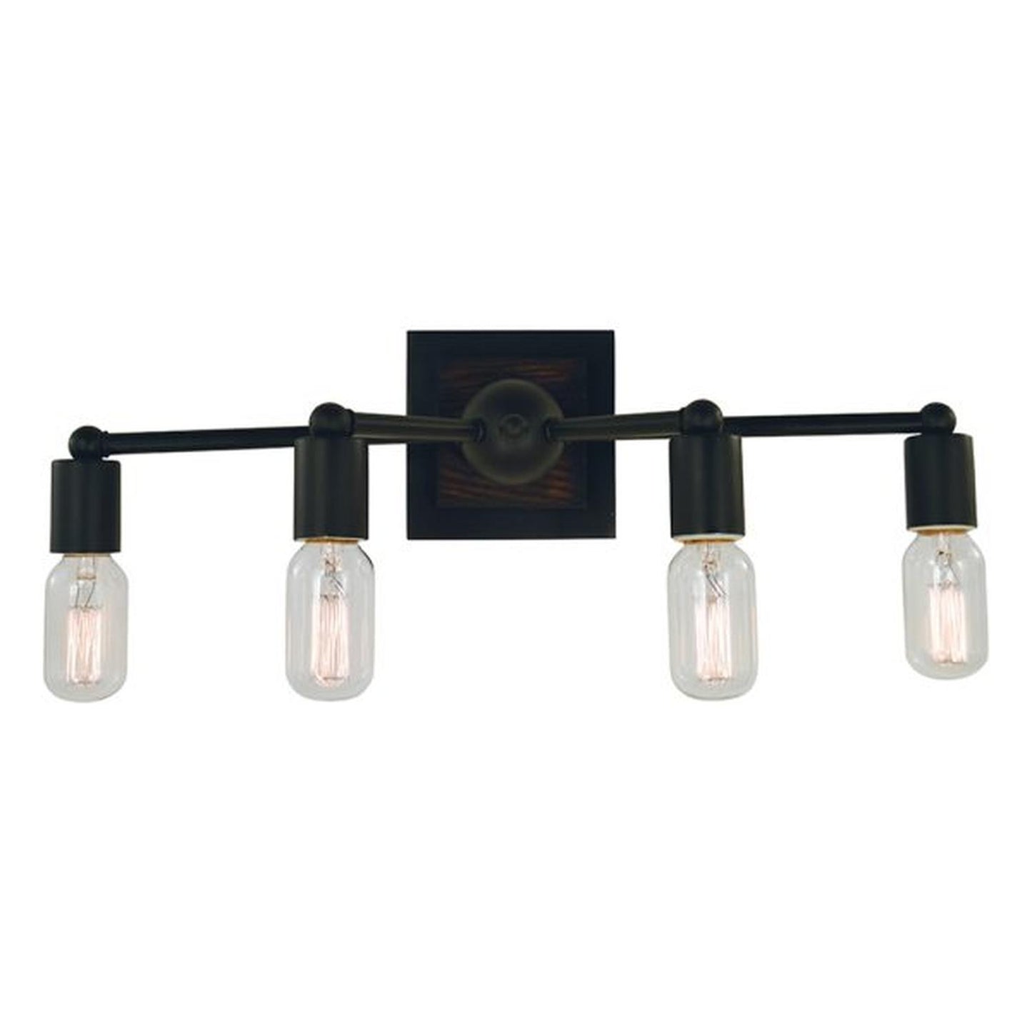 4-Light Matte Black Modern Farmhouse Sconce - 5404 MBLACK by Framburg