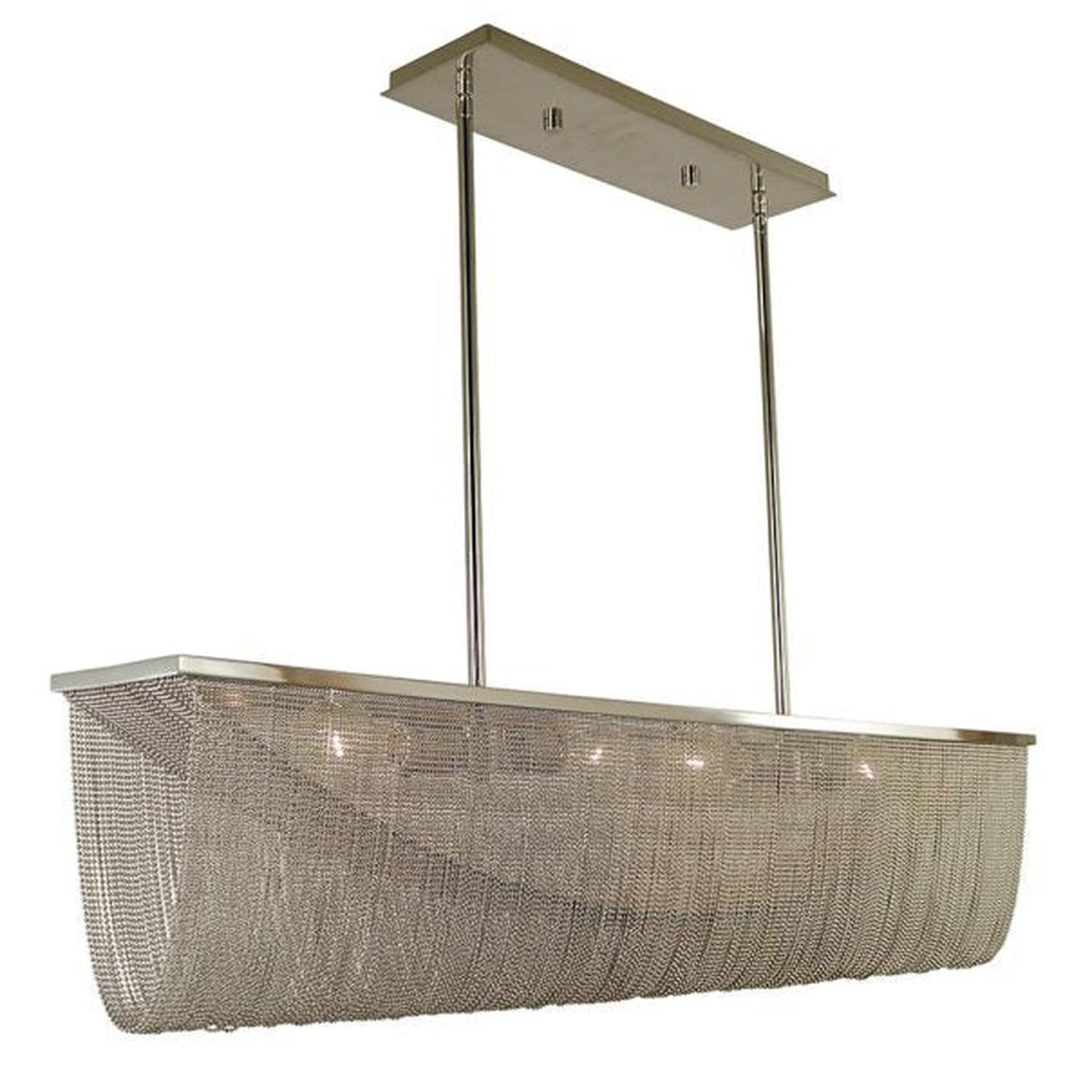 4-Light Polished Nickel Genesis Chandelier - 4638 PN by Framburg