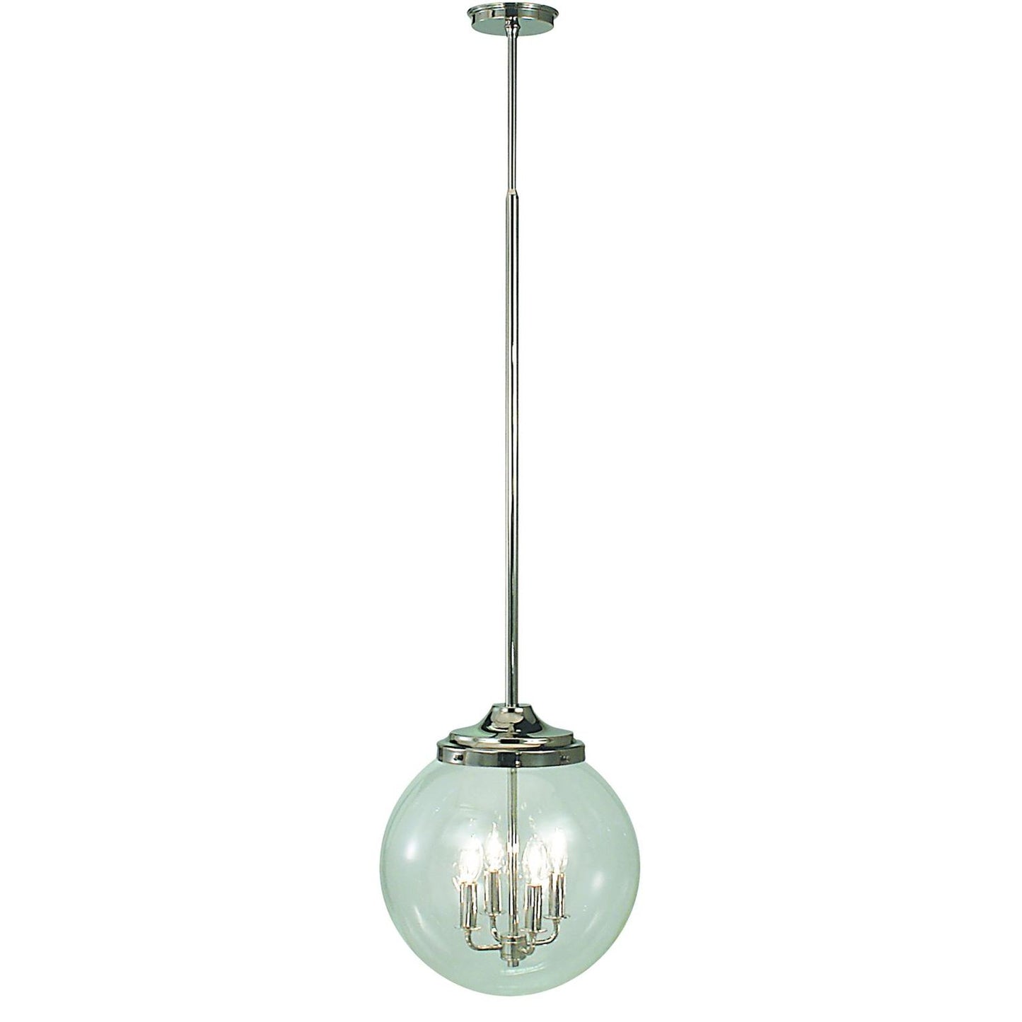 4-Light Polished Silver Moderne Pendant - 1056 PS by Framburg