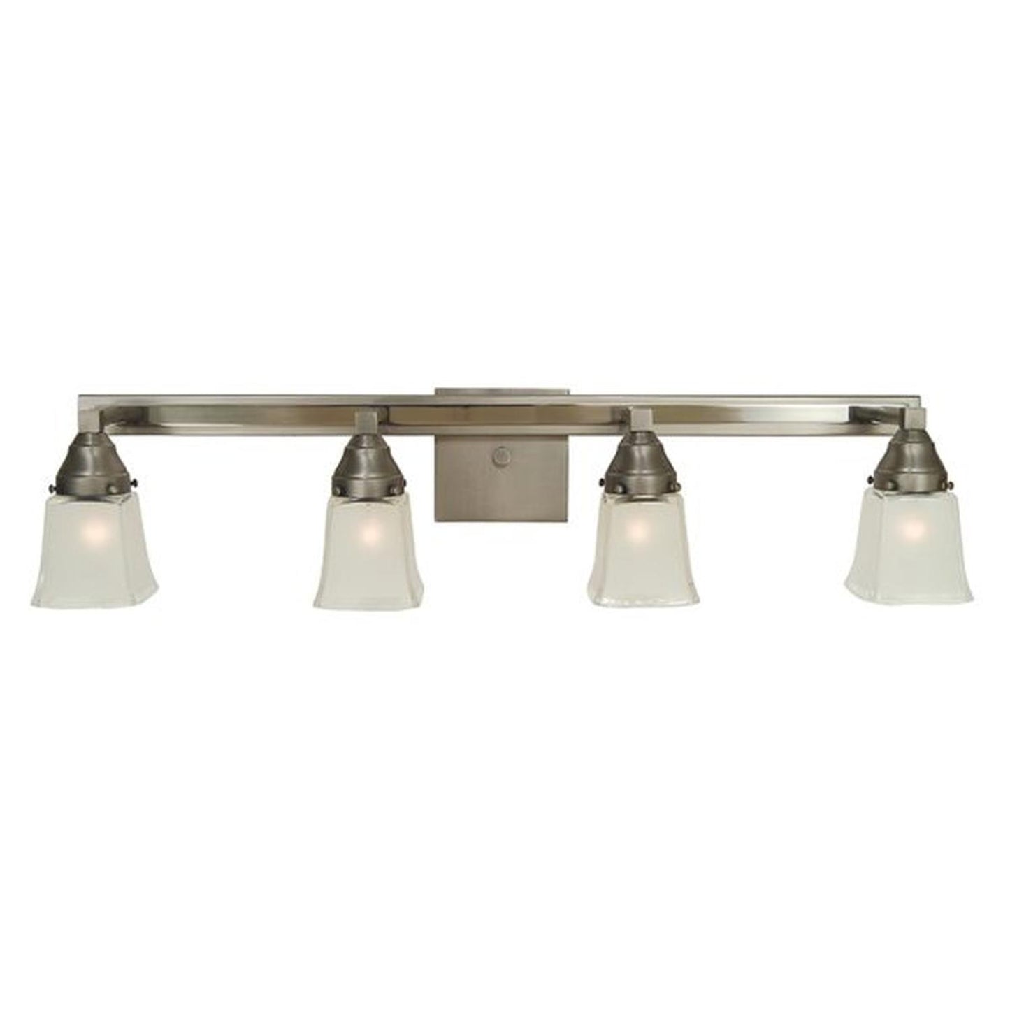 4-Light Satin Pewter/Polished Nickel Mercer Sconce - 4774 SP/PN by Framburg
