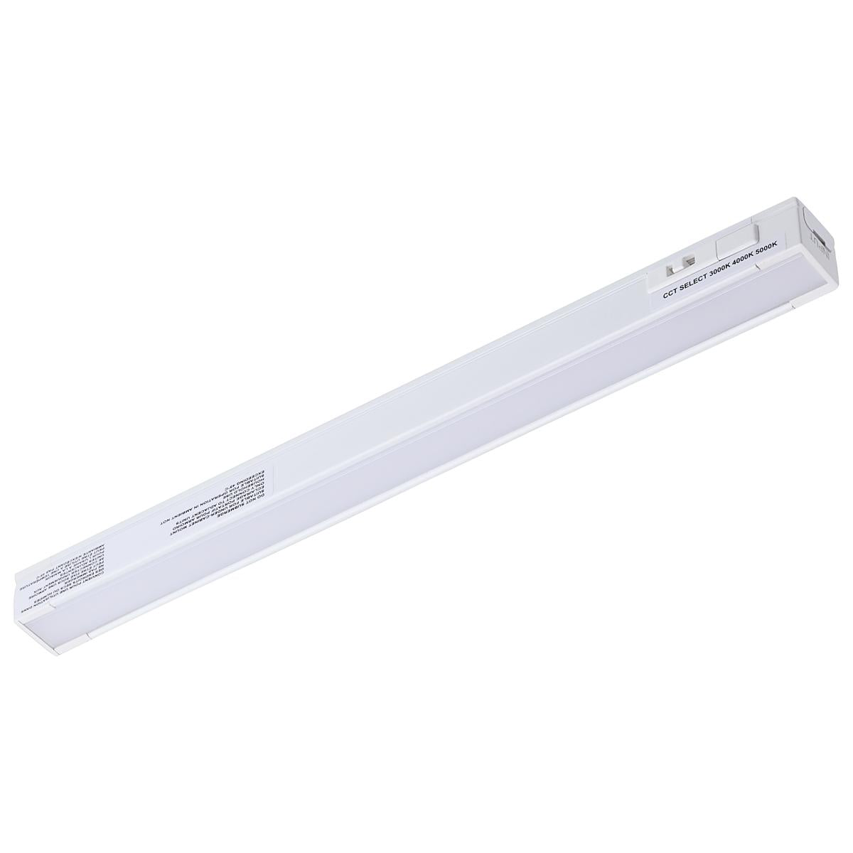 4 Watt 10-Inch LED Under Cabinet - 30K/40K/50K CCT Selectable - White Finish 120 Volt - Satco 63-402