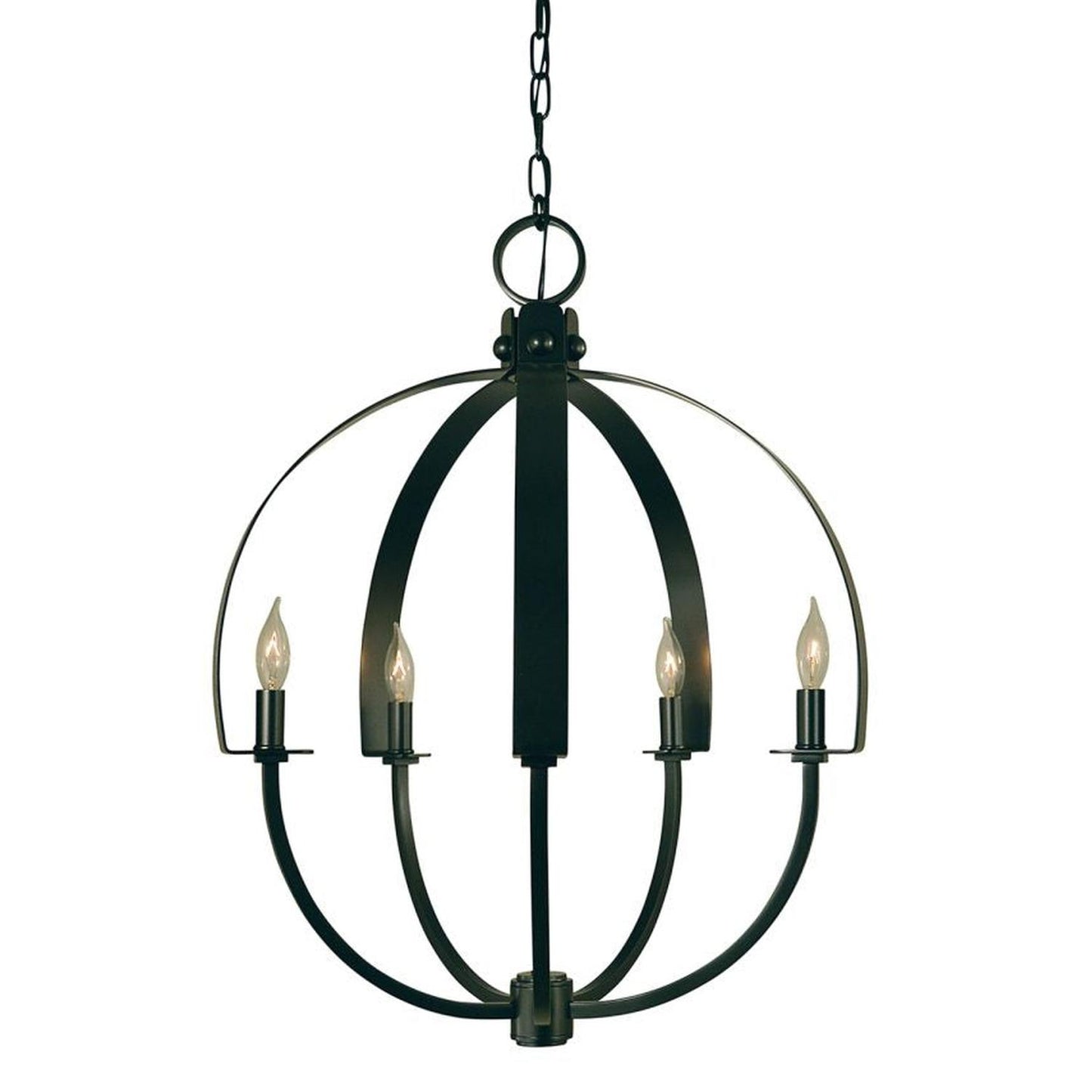 5-Light Antique Brass Luna Chandelier - 4725 AB by Framburg