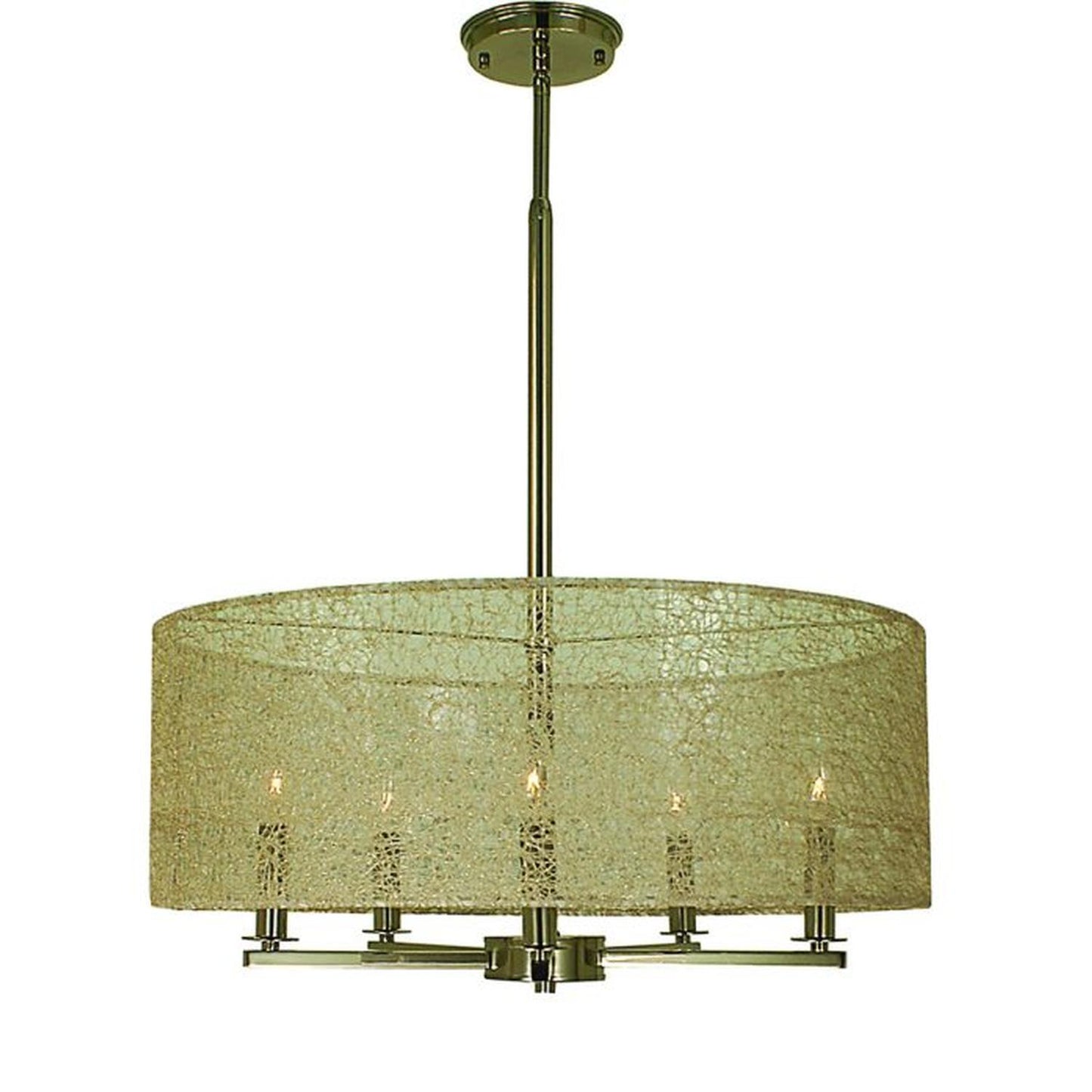 5-Light Polished Nickel Chloe Dining Chandelier - 1219 PN by Framburg