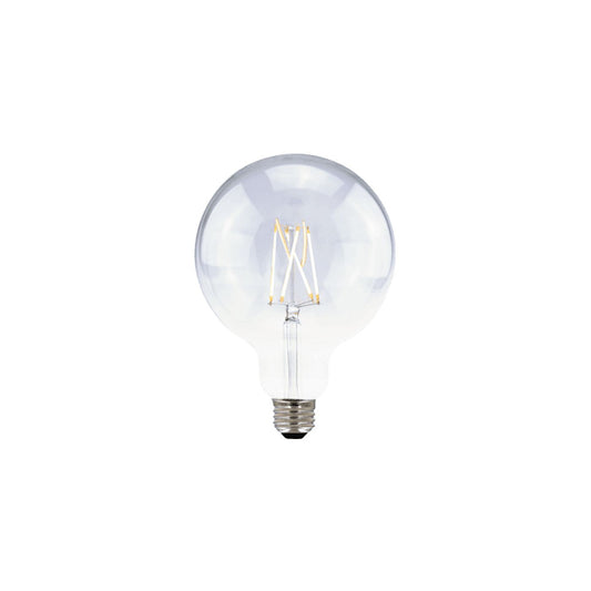 5.5 Watt LED Filament G40 Bulb - 500 Lumens - 2700K - Dimmable - E26 Base - 92 CRI - 120V by Green Creative