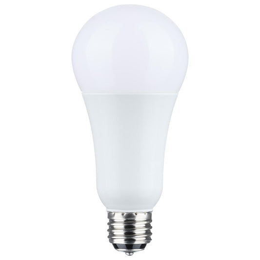 5W 14W 20W LED 3-Way A21 LED Bulb - 600 To 2150 Lumens - Double Contact Medium E26D Base - 120V by Satco