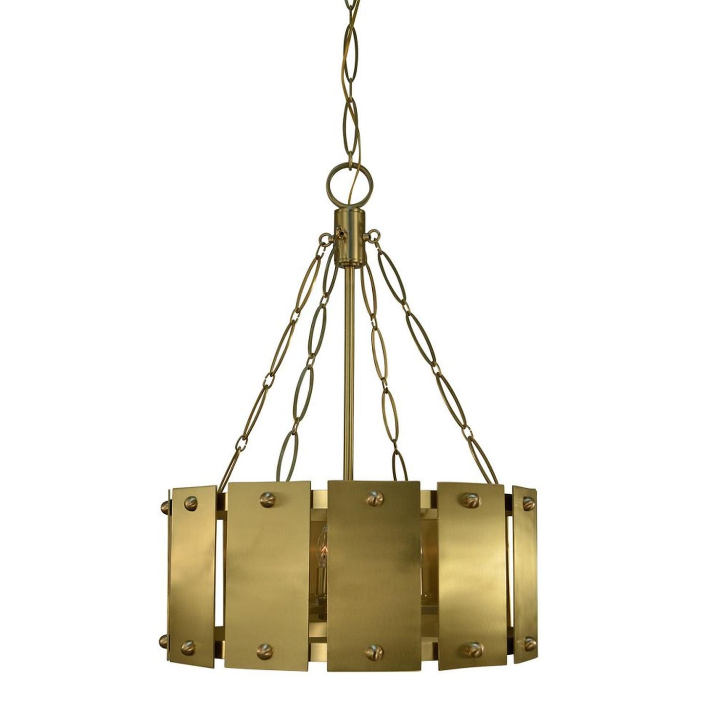 6-Light Brushed Brass Barrington Dining Chandelier - 5866 BR by Framburg