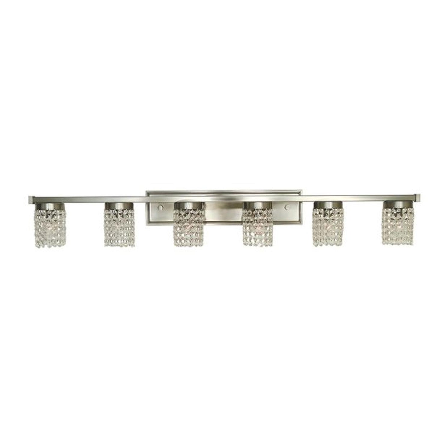6-Light Brushed Nickel Gemini Sconce - 4746 BN by Framburg