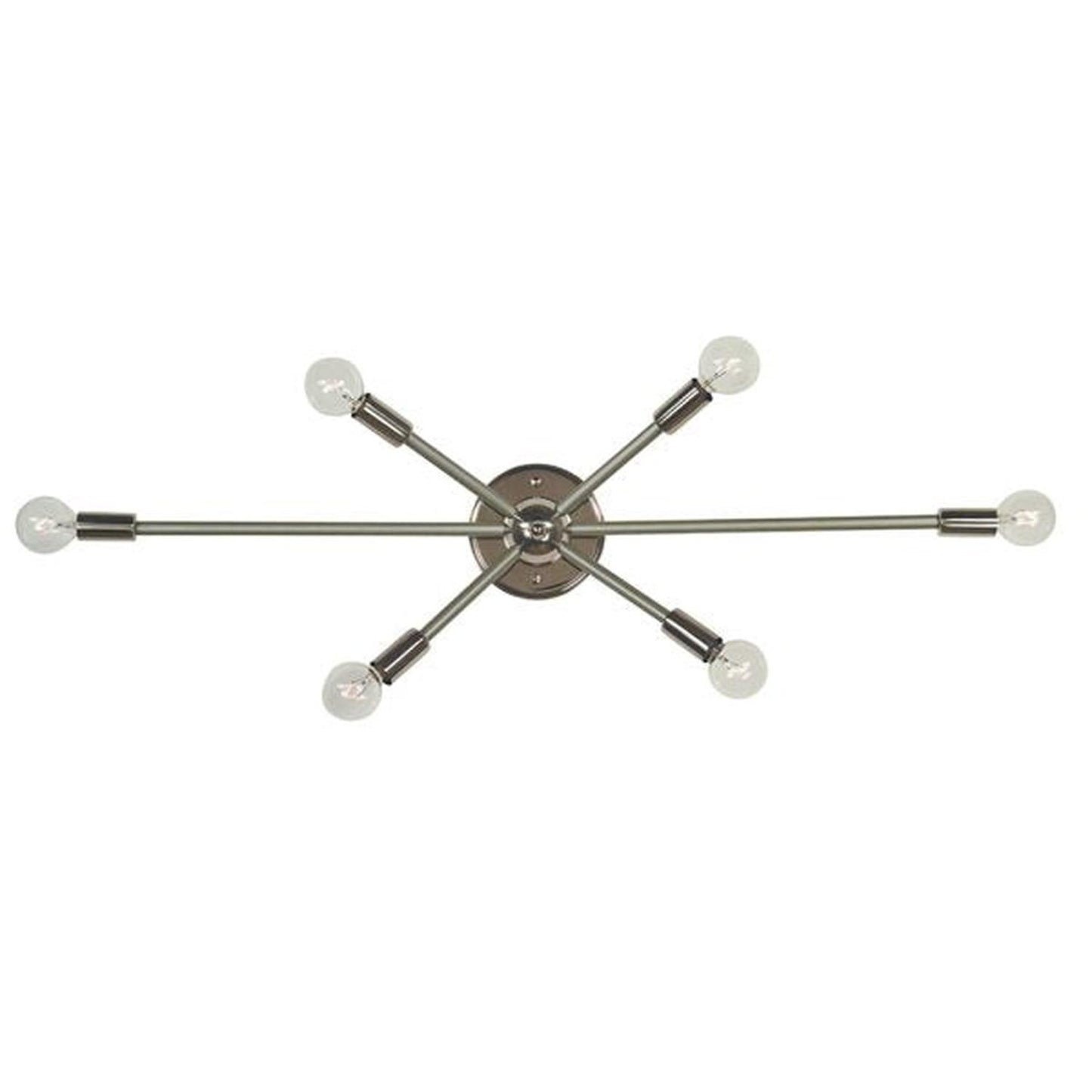 6-Light Simone Sconce - 5016 PN/SP by Framburg